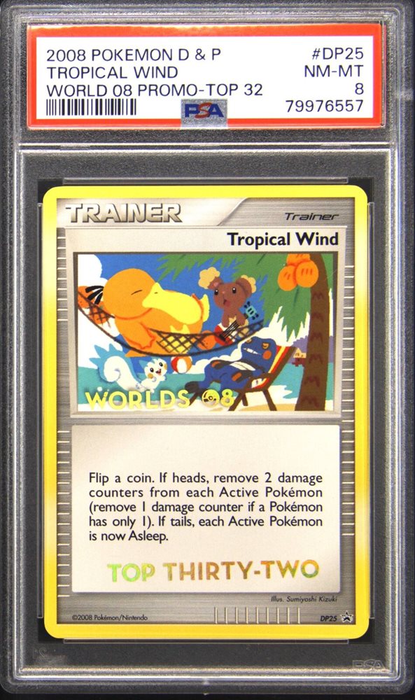 トロピカルウインド WORLDS 2008 プロモ - PSA NM-MT8 Tropical Wind DP25 PSA 8 NM-MT 2008 Worlds Promo Pokémon