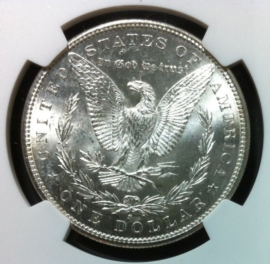 1885 S/S VAM 9 NGC MS 62 MORGAN SILVER DOLLAR~GENE L HENRY LEGACY