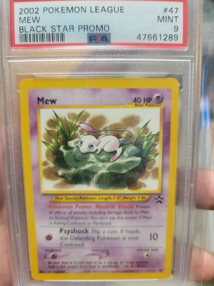 Pokemon Cards 02 Lily Pad Mew Black Star Promo 47 Min