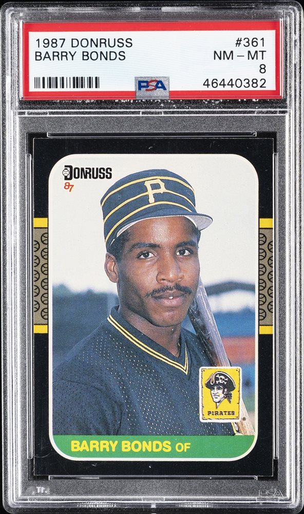 その他 Barry Bonds Rookie Card (1987 Donruss) Barry Bonds 1987 Donruss Opening Day Rookie Card #163 scan