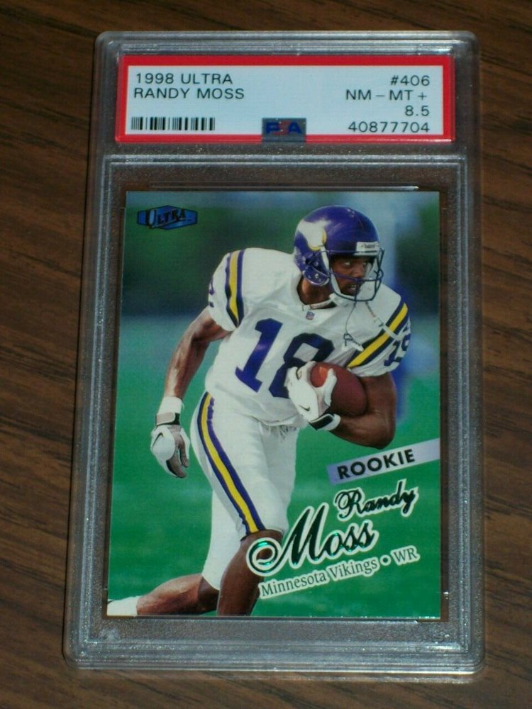 その他 1998 ULTRA RANDY MOSS ROOKIE RANDY MOSS 1998 Ultra ROOKIE CARD Minnesota Vikings RC Marshall