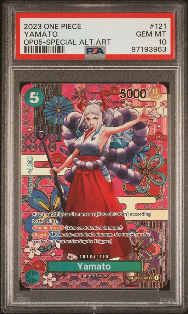 2023 ヤマト OP05-SPECIAL ALT ART PSA10 PSA 10 Japanese One Piece Yamato OP05 Special Alt Art | eBay