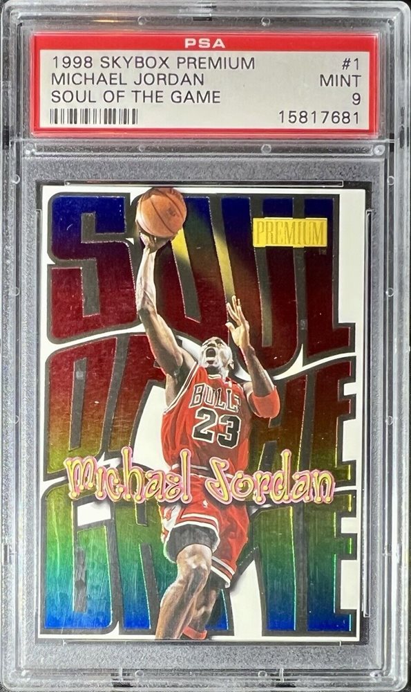 Michael Jordan Soul of the Game 98-99 Michael Jordan PSA 9 1998 Skybox Premium Soul Of The Game #1