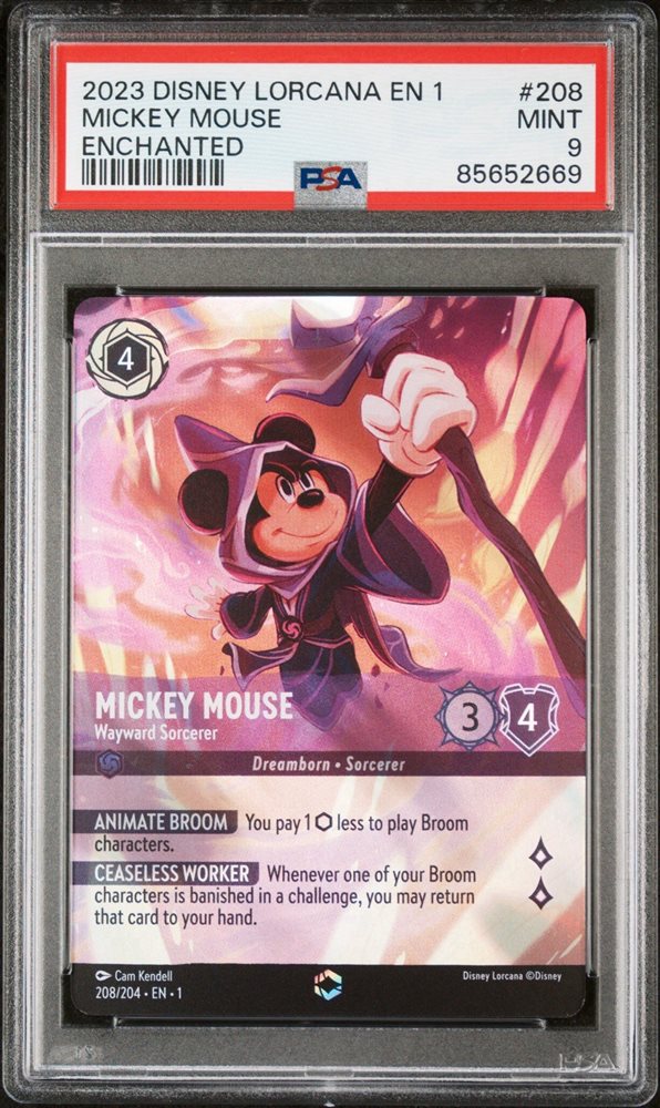 Auction Prices Realized Tcg Cards 2023 DISNEY LORCANA EN 1