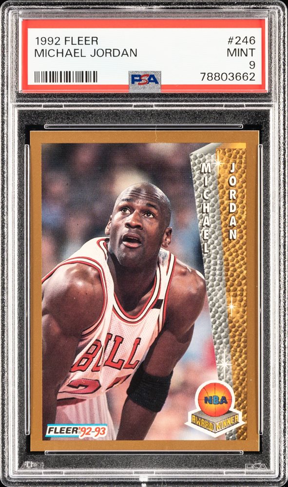 [お正月セール] 1992 Fleer マイケル ジョーダン PSA-9 美品！ Michael Jordan Card 1992-93 Fleer #32 PSA 9 - Walmart.com
