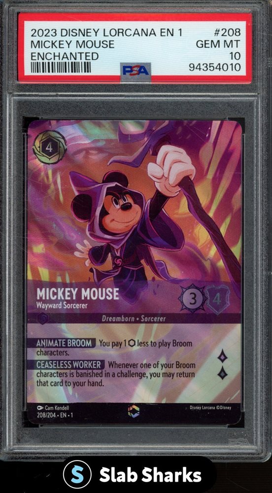 【PSA10】アメジスト ミッキー エンチャンテッド Auction Prices Realized Tcg Cards 2023 DISNEY LORCANA EN 1