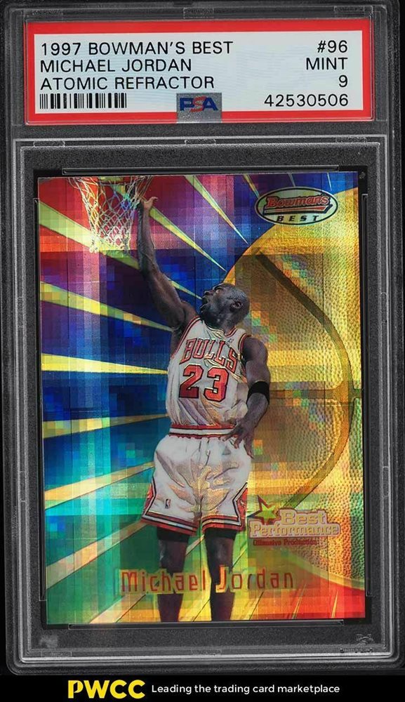 その他 PSA9 Bowman's Best Ref Michael Jordan Michael Jordan 1997 Bowman's Best #96 Best Performance - Atomic