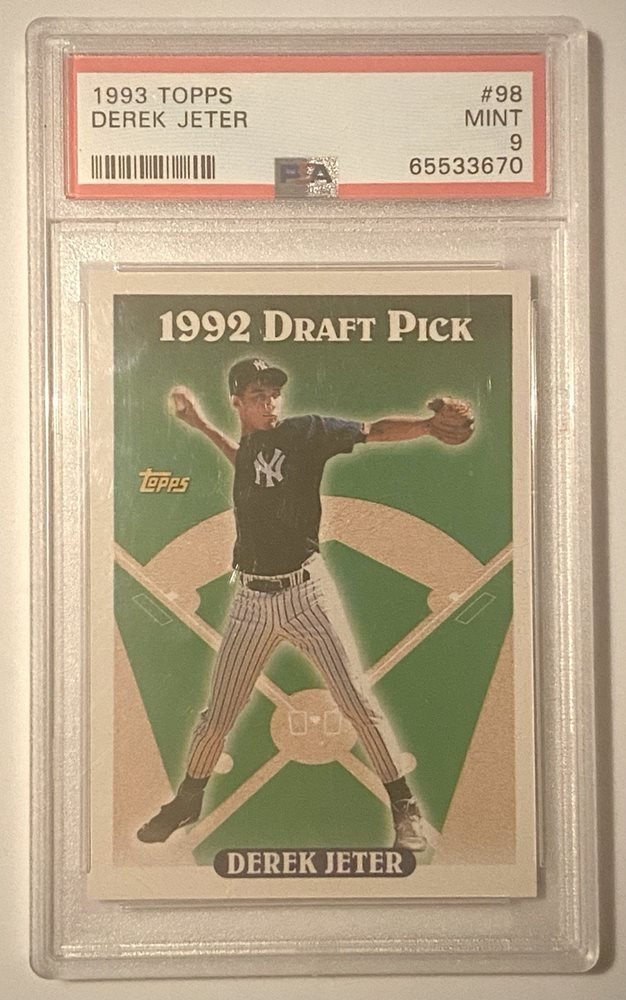 1993 デレク・ジータ　psa7 Auction Prices Realized Baseball Cards 1993 SCORE Derek Jeter