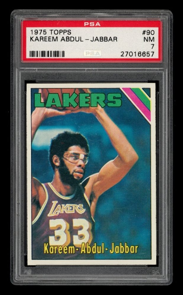 その他 NBA 1975 Kareem Abdul Jabbar PSA7 Amazon.com: 1976-77 TOPPS #100 KAREEM ABDUL-JABBAR PSA 8