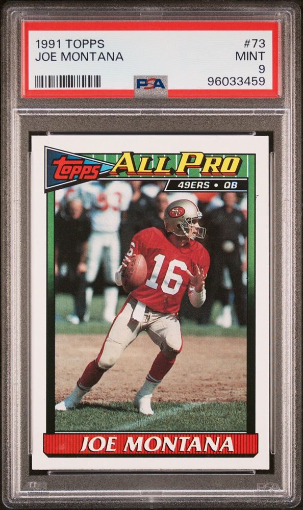 その他 Joe Montana Auto psa9 1982 Topps Joe Montana Trading Card Autograph Auto DNA