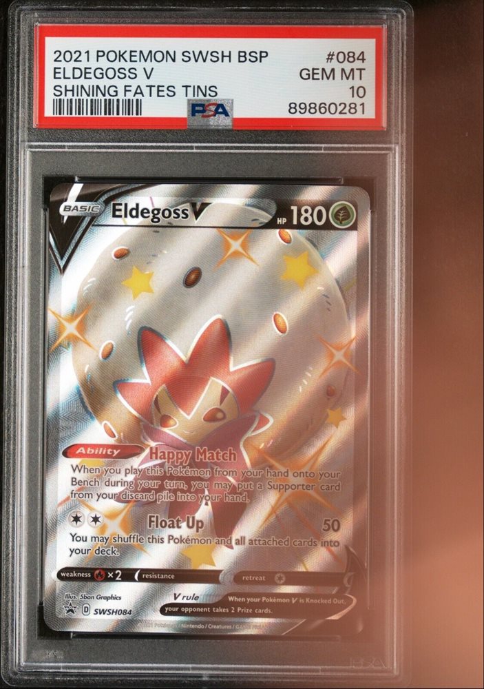 eldegoss v pokemon card value Eldegoss V - SWSH084 Shiny Full Art Ultra Rare Promo main image 0