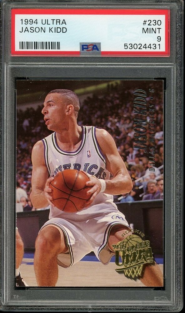 1994-95 Topps Finest Jason Kidd RC Refractor. My late Little