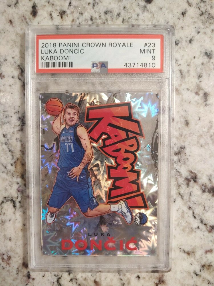 ルカ ドンチッチ Panini Crown e RC PSA 10 2018-19 Panini Crown Royale Kaboom! #23 Luka Doncic Rookie