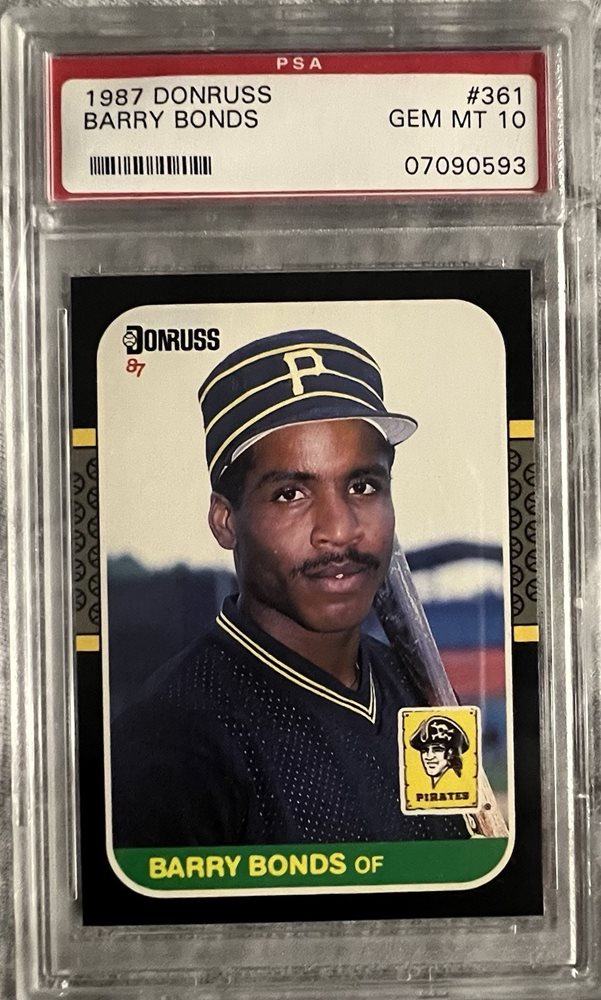 Auction Prices Realized Baseball Cards 1987 DONRUSS Barry Bonds