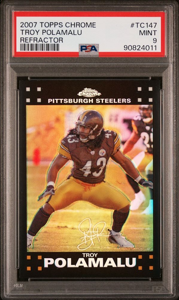 Auction Prices Realized Football Cards 2007 TOPPS CHROME Troy Polamalu