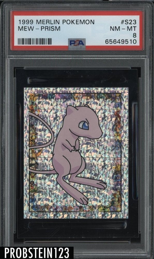 1999 mew pokemon card Pokmon Pokmon Promo Ancient II (PSA 9 MINT) Mithril Slabs Ancient mew 1999 error #pokemon