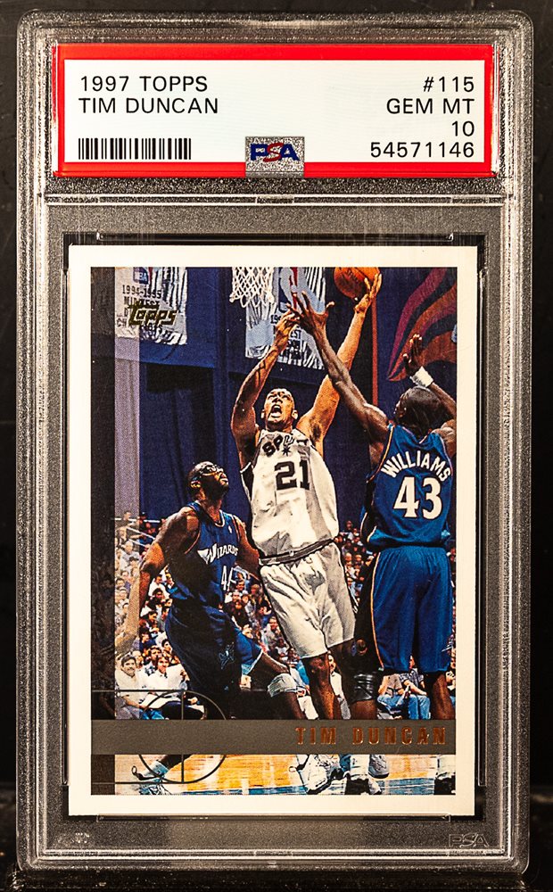 Auction Prices Realized Basketball Cards 1997 Topps Tim Duncan
