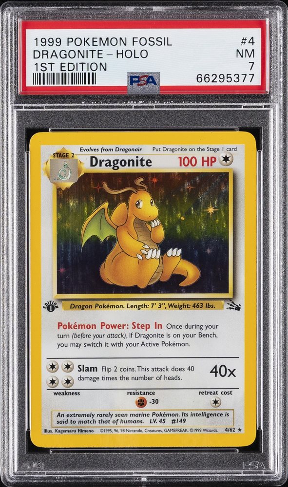 Auction Prices Realized Tcg Cards 1999 POKEMON FOSSIL