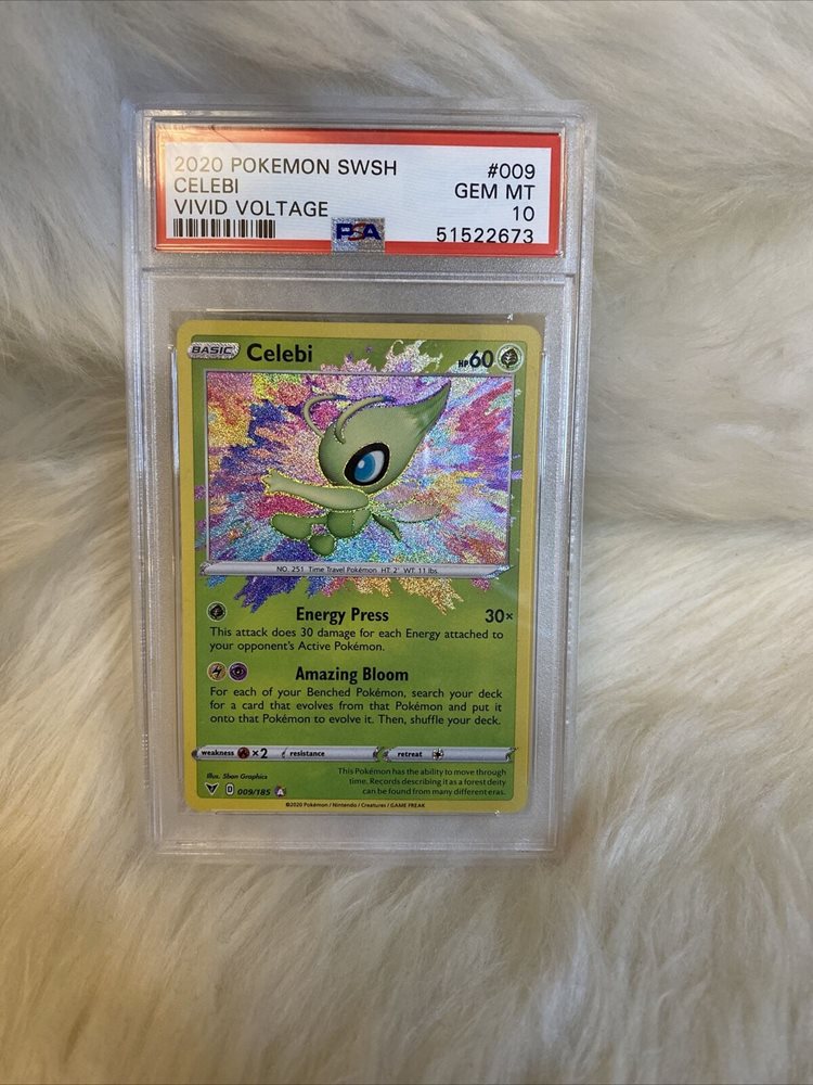 Auction Prices Realized Tcg Cards Pokemon Sword Shield Vivid Voltage Celebi
