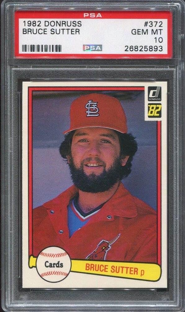Auction Prices Realized Baseball Cards 1982 Donruss Bruce Sutter