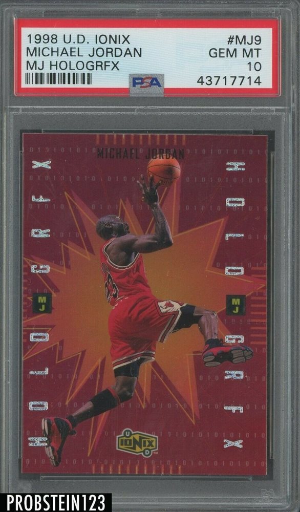 1998レア/100枚限定PSA MICHAEL JORDAN MJx LIVE 1998 Upper Deck MJx MJ Live Michael Jordan #L28 /100 PSA 8