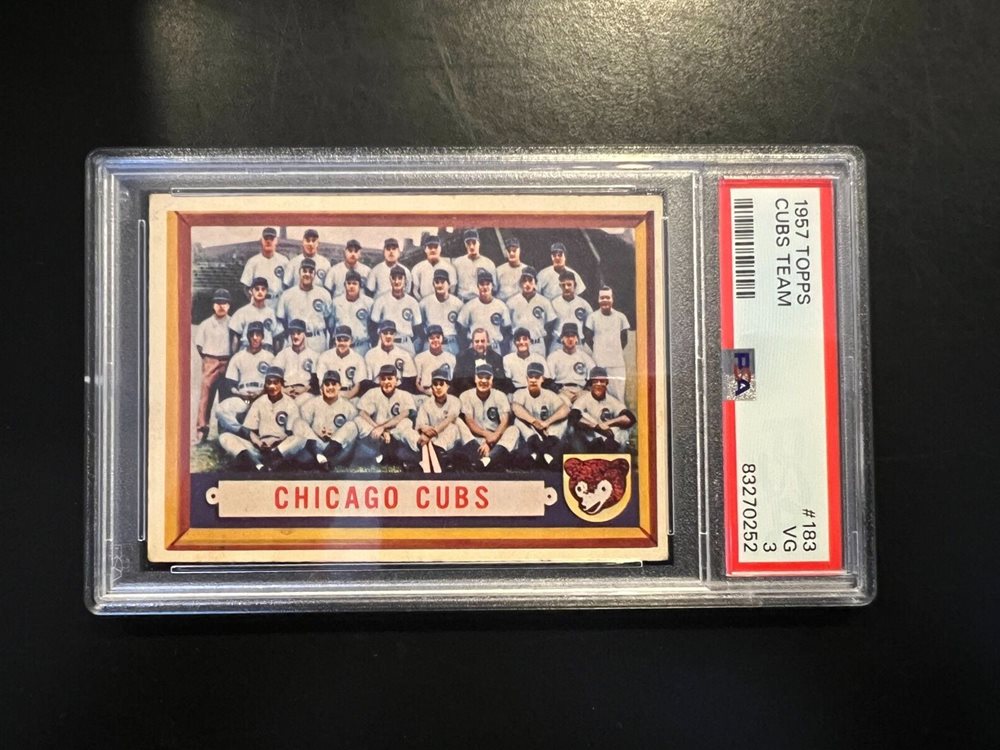 Auction Prices Realized Baseball Cards 1957 TOPPS Cubs Team