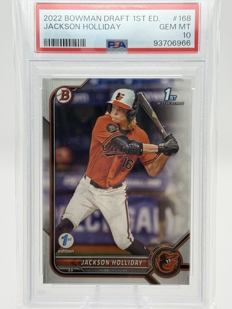 ジャクソン ホリデー 直筆サイン 2022 Bowman Draft PSA9 2022 Bowman Draft - Jackson Holliday #BDN-9 for sale | eBay