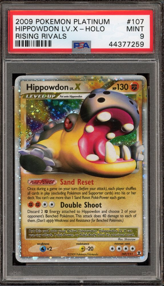 カバルドンLV.X PSA10 hippowdon Auction Prices Realized Tcg Cards 2009 POKEMON PLATINUM