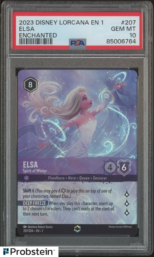 ロルカナ　エルサ　エンチャンテッド　psa10 PSA10 ロルカナ エルサ エンチャンテッド - メルカリ