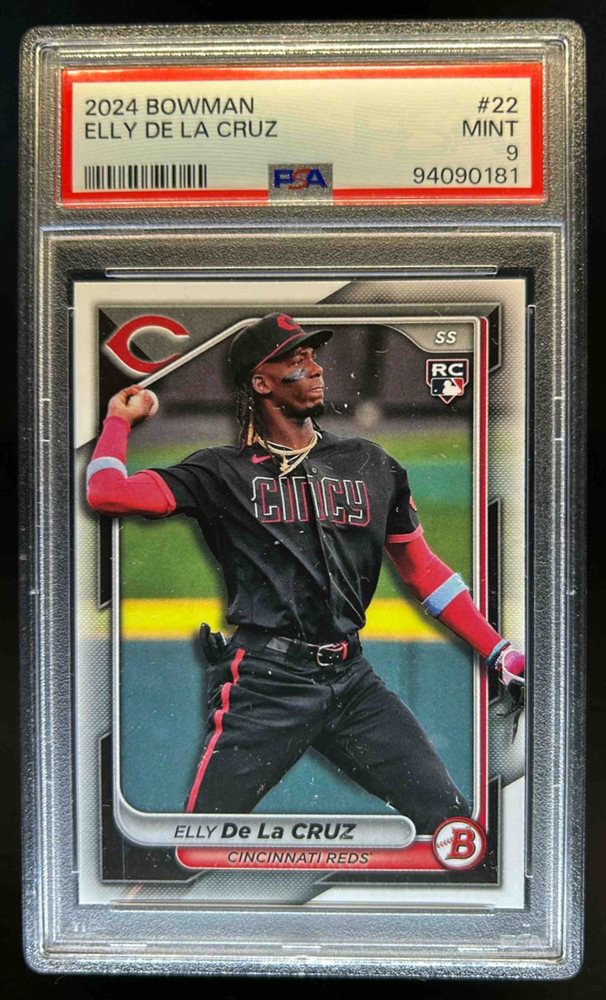 【貴重】_ＰSA9鑑定品_ELLY DE LA CRUZ_直筆オンカードサイン Auction Prices Realized Baseball Cards 2024 BOWMAN Elly De