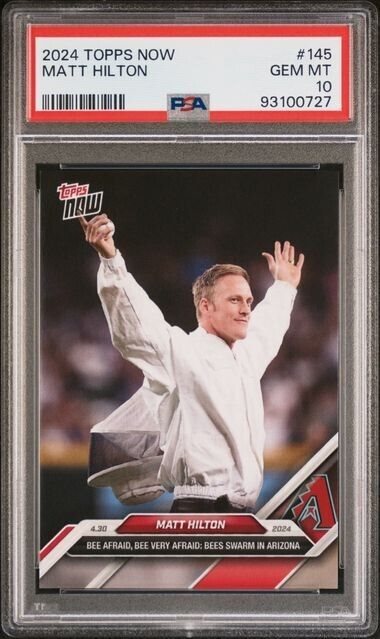 Auction Prices Realized Baseball Cards 2024 TOPPS NOW Matt Hilton