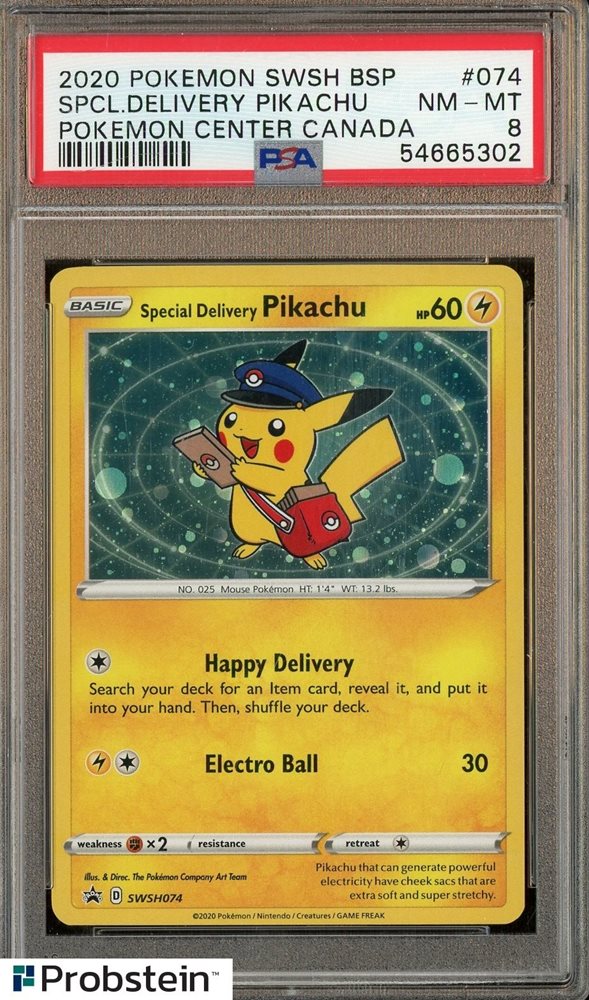 ポケモンカード Special Delivery ピカチュウ #074 PSA8 ポケモンカード Special Delivery ピカチュウ #074 PSA8
