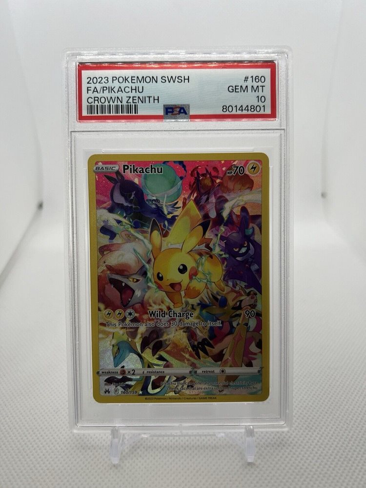 最終値下げ！超レア　　クラウン Pokémon PIKACHU V SWSH061 Black Star Promo CGC 10 Gem Mint