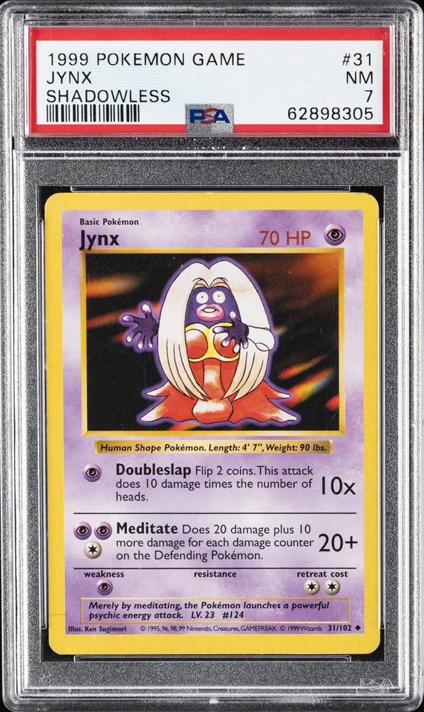 Jynx 英語版 1st edition shadow less 1999 Pokemon Jynx - 1st Edition Shadowless | Kaiya's