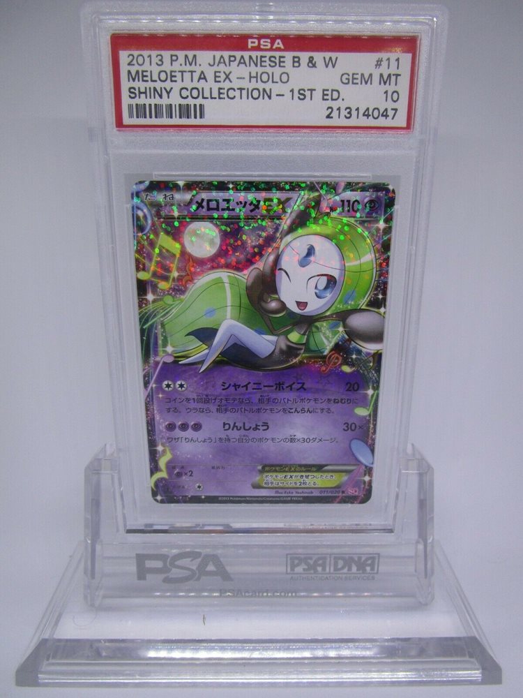 Psa 10 Gem Mint Meloetta Shiny Collection 1st Edition P