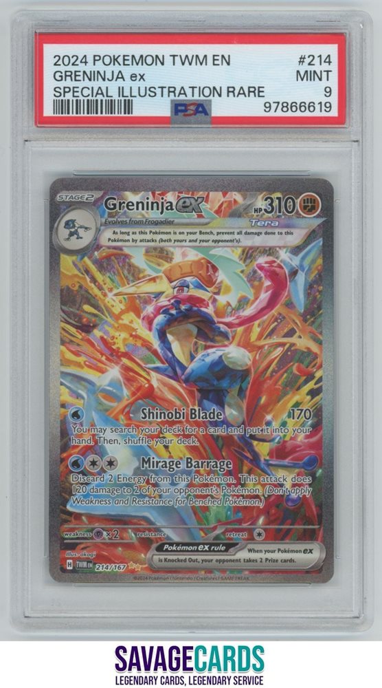 PSA 10 Greninja ex SAR Special Art Rare Japanese Crimzon