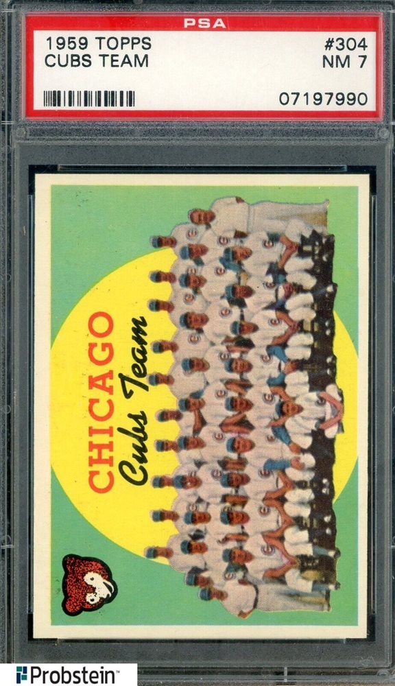 Auction Prices Realized Baseball Cards 1959 TOPPS Cubs Team