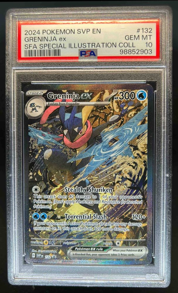 PSA9 2024 ゲッコウガEX greninja ex #132 Auction Prices Realized Tcg Cards 2024 POKEMON SVP EN-SV