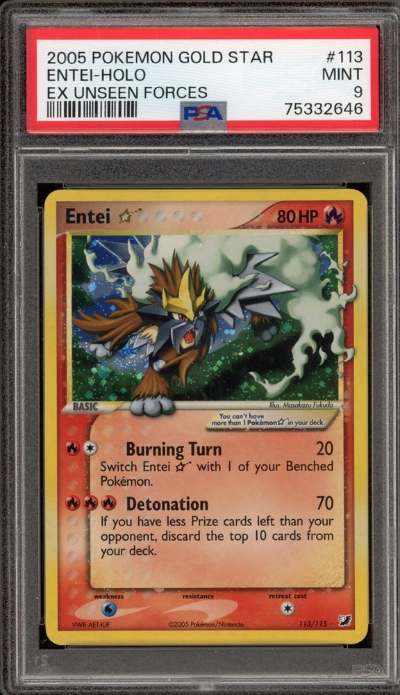 エンテイ☆ ゴールドスター アンリミ psa10 PSA10鑑定済〕エンテイ☆(アンリミ)【☆】{019/106}