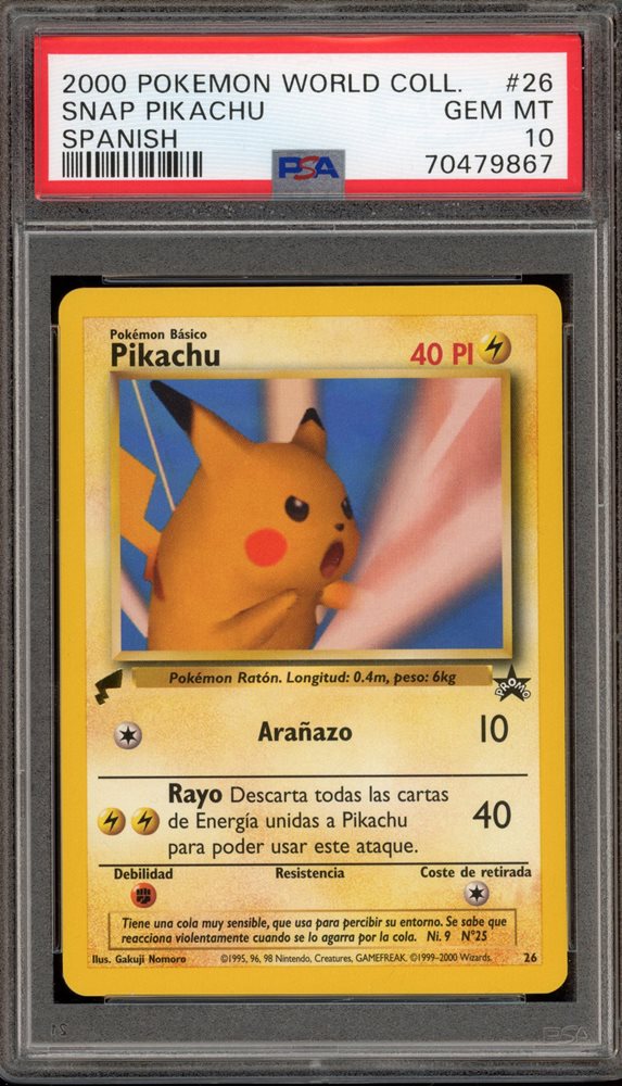 Auction Prices Realized Tcg Cards 2000 POKEMON PIKACHU WORLD