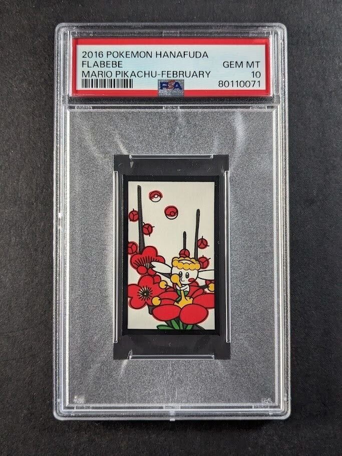 2016 Nintendo Pokemon Hanafuda Mario Pikachu February