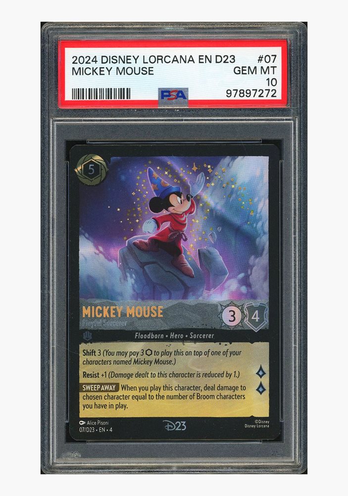 Auction Prices Realized Tcg Cards 2024 DISNEY LORCANA EN D23