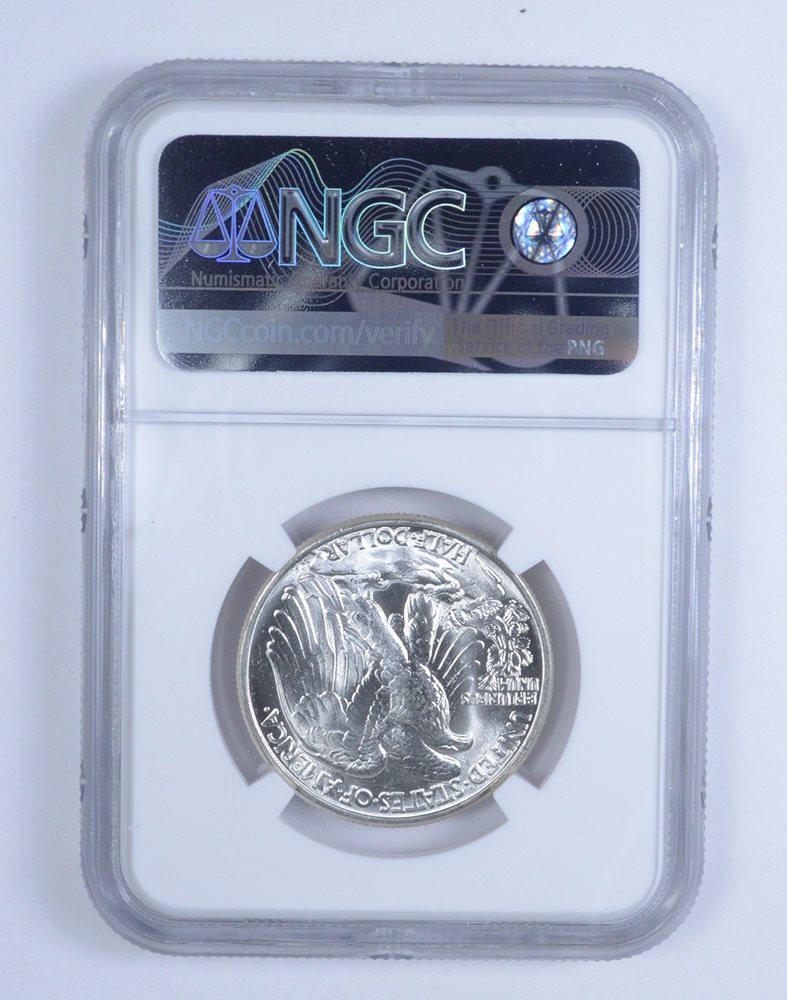 1944 MS-64 Walking Liberty Half Dollar - Graded By NGC - Choice