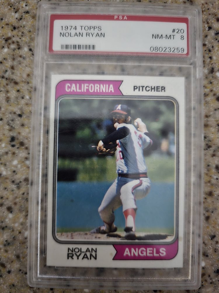 1974 Topps NOLAN RYAN PSA 8 ビンテージ MLB 1974 Topps NOLAN RYAN PSA 8 ビンテージ MLB BB - 1974 - Topps