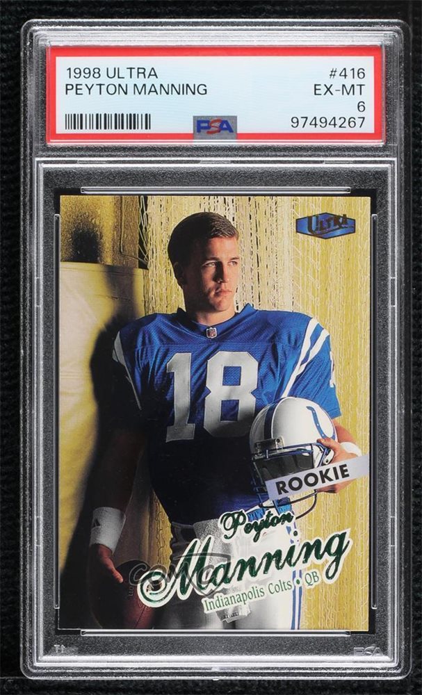 その他 1998 ULTRA PEYTON MANNING ROOKIE 1998 Ultra Caught In The Draft Peyton Manning ROOKIE RC #CD4