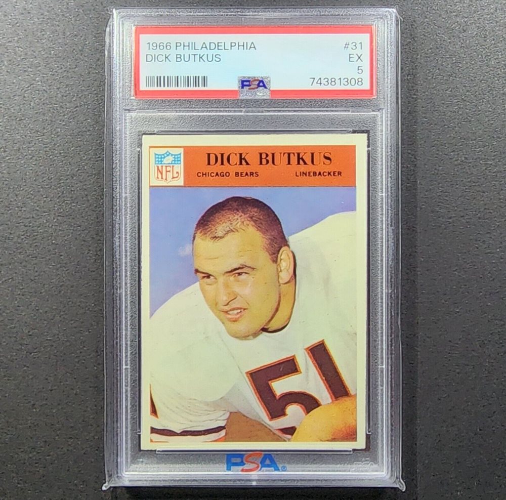 Auction Prices Realized Football Cards 1966 PHILADELPHIA Dick Butkus