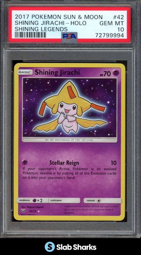 【PSA10】ひかるジラーチ/Shining Jirach PSA10】ひかるジラーチ/Shining Jirach 2017 Shining Legends
