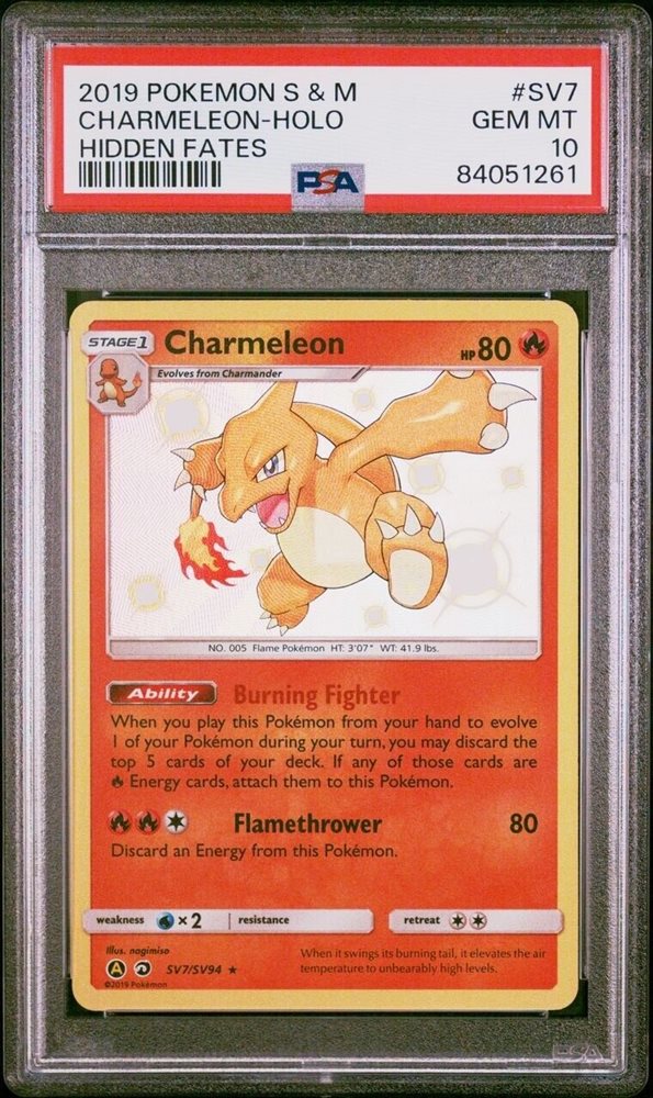 shiny charmeleon pokemon card eBay Auction Item 156234247243 Tcg Cards 2019 Sun & Moon Hidden Fates this piece serves as a premier focal point for any high Charmeleon 2019 Pokemon Hidden Fates