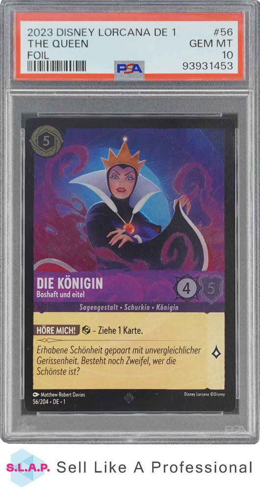 ロルカナ THE QUEEN foil psa10 Lorcana 海外版 Spec Details
