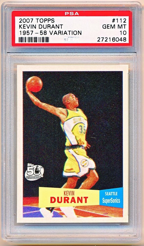 Auction Prices Realized Basketball Cards 2007 TOPPS Kevin Durant